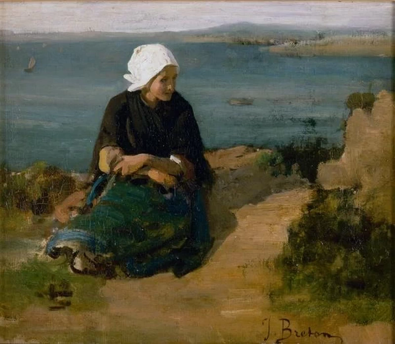 Giovane bretone in riva al mare - Musée de Grenoble, Grenoble